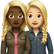 Lesbian couple sticker