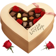 Valentine gift sticker