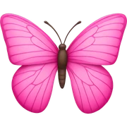 Pink Butterfly sticker
