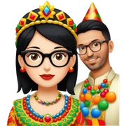 Colorful Parade Participant sticker