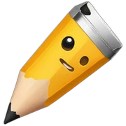 pencil sticker