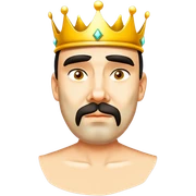 Wearing a crown sticker