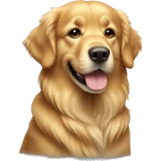 golden retriever sticker