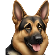 German shepherd  sticker