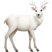 white deer sticker