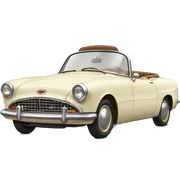 Vintage car sticker