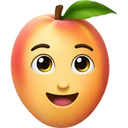 peach  sticker