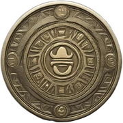 Coin token sticker