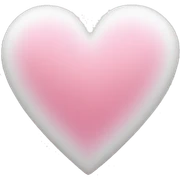 heart white and pink sticker