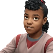 boy with black hair and earrings sticker