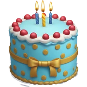 birthday cake sticker