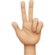 3 fingers  sticker