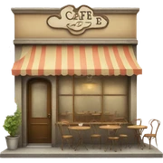 vintage cafe  sticker