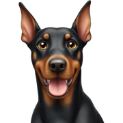 German doberman kelpie sticker