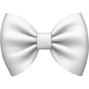 white bow sticker