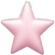pale pink star sparkle sticker