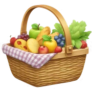 picnic basket sticker