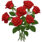 red roses sticker