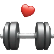 dumbbell sticker