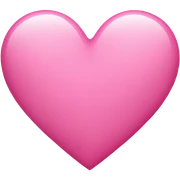 pink heart sticker