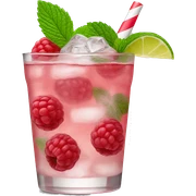 raspberry mojito sticker