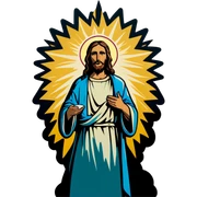 Jesus sticker