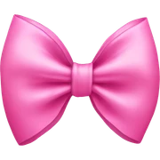 pink bow sticker