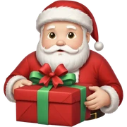 Un suéñese de santa sticker