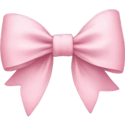 Pastel pink bow sticker