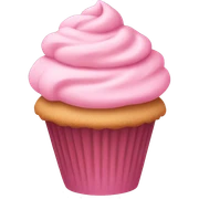 pastel pink cupcake sticker