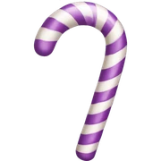 Lilac Candy cane  sticker