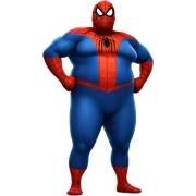Fat fat fat spiderman sticker