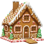 gingerbread house sticker