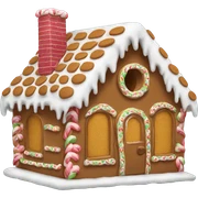 Gingerbread house sticker