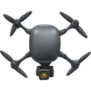 Czarny dron sticker