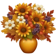 autumn bouquet sticker