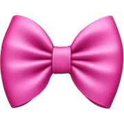 hot pink bow sticker