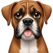 Boxer dog  sticker