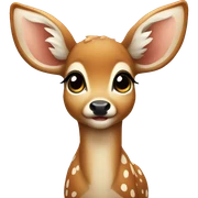 Baby deer sticker
