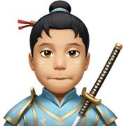 Elegant Samurai sticker