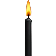 Black candle  sticker