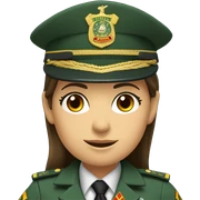 Guardia civil mujer sticker