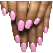Pink nails sticker