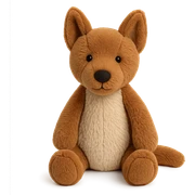 jellycat stuffed plush australian dingo sticker
