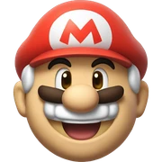 Super Mario laughing  sticker