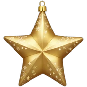 christmas decoration star sticker