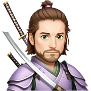 Gentle Samurai sticker