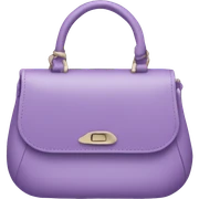 Lilac handbag sticker
