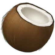 Coconut sticker