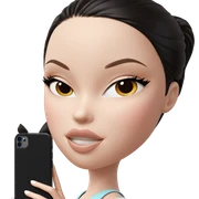 girl taking selfie with phone sticker